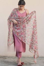 Plain suit with printed dupatta online best sale