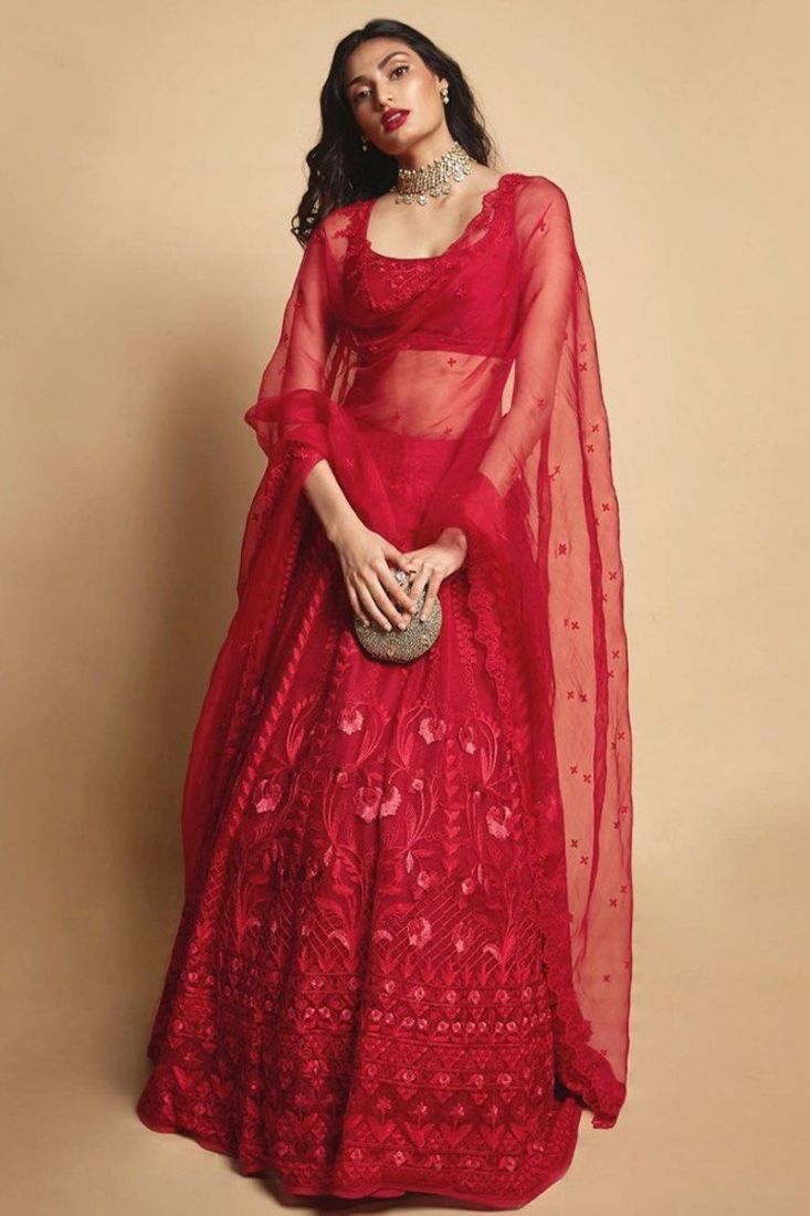 Athiya Shetty Makes For The Prettiest Bridesmaid in Her Pink Anita Dongre  Lehenga Worth Rs 2 Lakh - See Pics