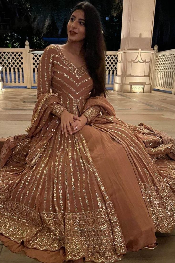 Indian Designer Light Brown lehenga choli for Women Wedding and Party Wear  Bollywood lengha with Dupatta - sethnik.com