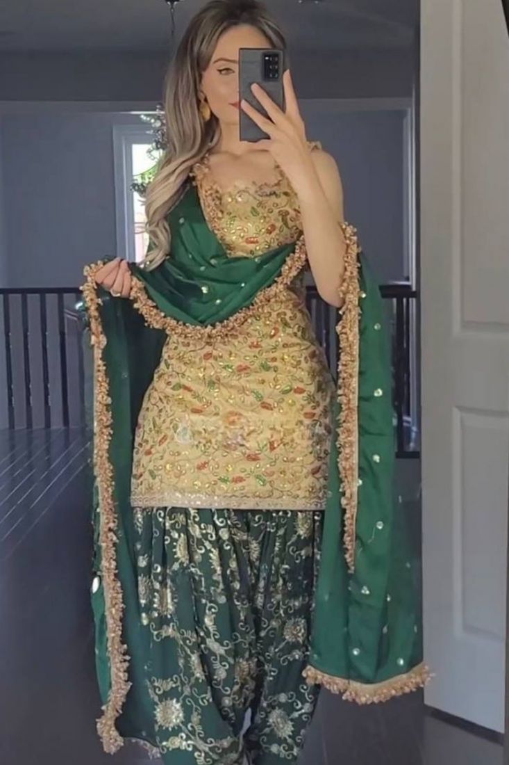 Punjabi new style dress ✵ New style punjabi dress ✵ Vivo fashion usa