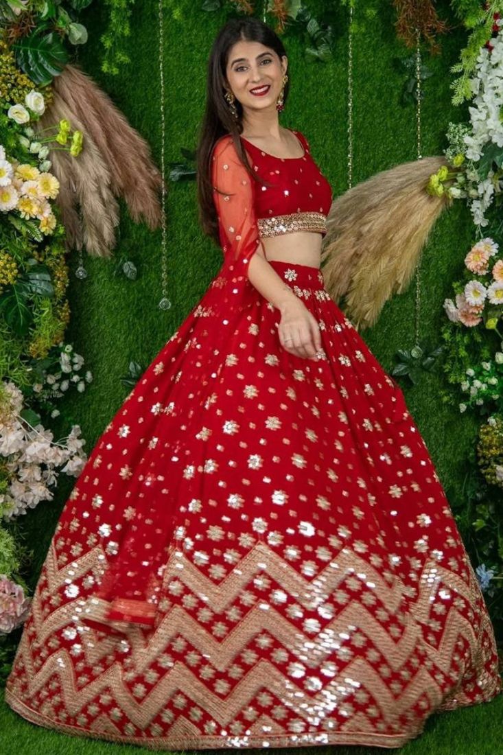 Shaurya sanadhya 2025 wedding lehenga